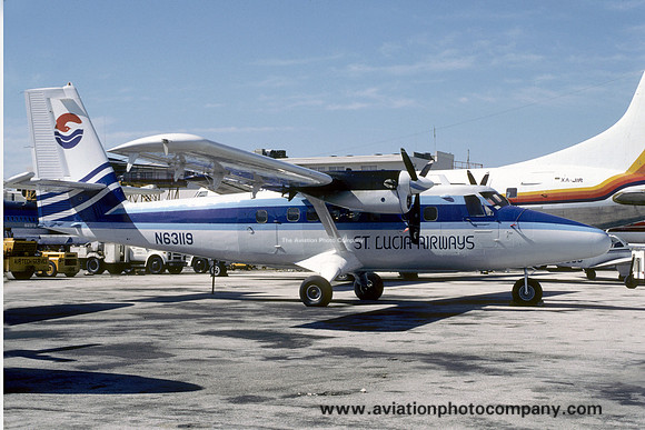 St Lucia Airways DHC-6-200 Twin Otter N63119 (1985)