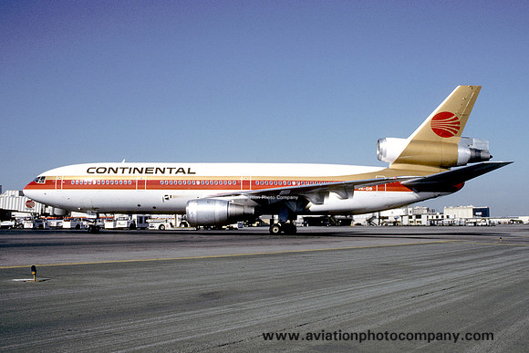 Continental Airlines (leased from Garuda) Douglas DC-10-30 PK-GIB (1986)