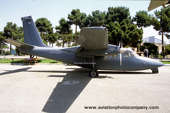 Iranian Navy Rockwell 500S Shrike Commander 5-2502 displayed at the Tehran Aerospace Exhibition Centre (2006)