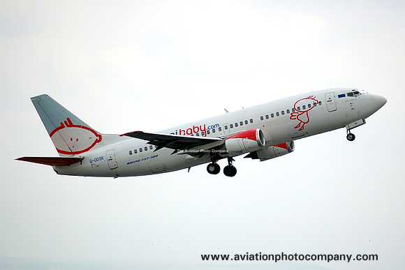 bmi Baby Boeing 737-3Q7 G-ODSK at Manchester IAP (2006)