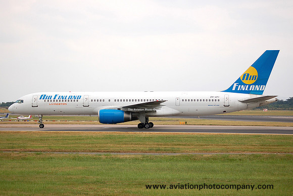 Air Finland/Livingston Boeing 757-2K2 OH-AFI at Manchester IAP (2006)