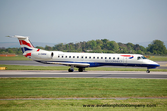 British Airways Connect Embraer EMB-145 G-EMBM at Manchester IAP (2006)