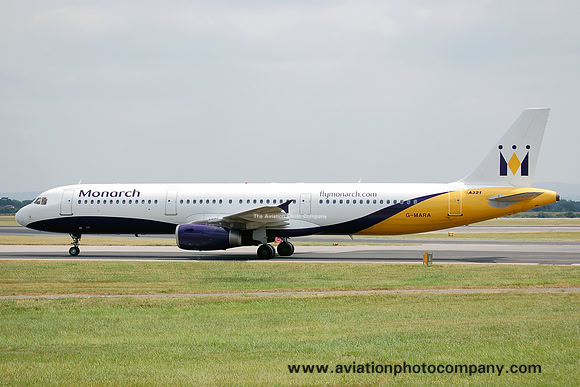 Monarch Airlines Airbus A321-231 G-MARA at Manchester IAP (2006)