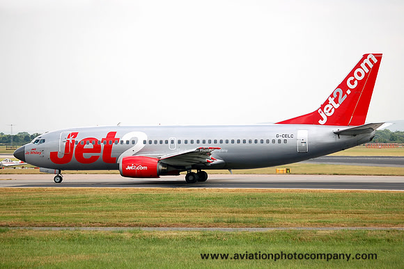 Jet2 Boeing 737-33A G-CELC at Manchester IAP (2006)