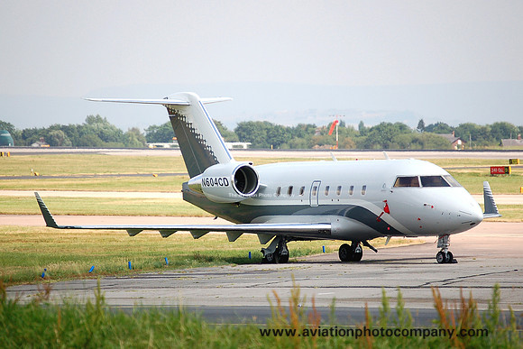 Ocean Sky Bombardier CL-604 Challenger N604CD at Manchester IAP (2006)