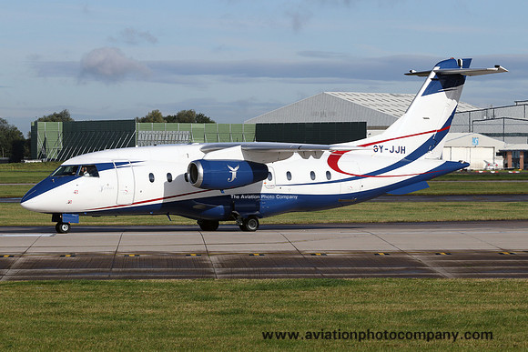 Sun Air Dornier Do328-310JET OY-JJH at Manchester IAP (2017)