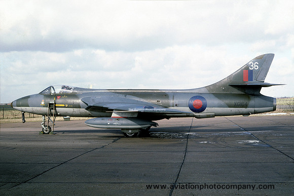 RAF 1 TWU Hawker Hunter F.6 XG164/36 (1979)