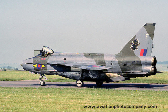 RAF 11 Squadron English Electric Lightning F.6 XR727/F (1977)