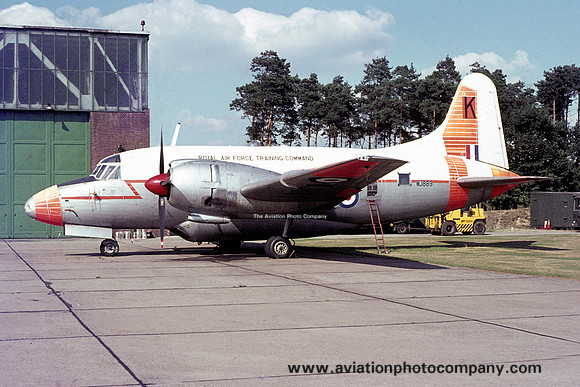 RAF Bruggen Vickers Varsity T.1 WJ889/K (1971)