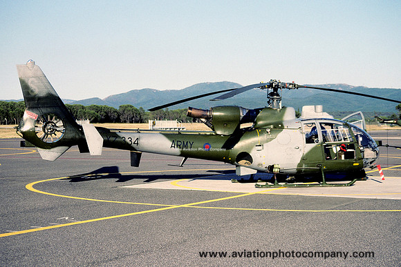 AAC 671 Squadron Westland Gazelle AH.1 XZ334 (1999)