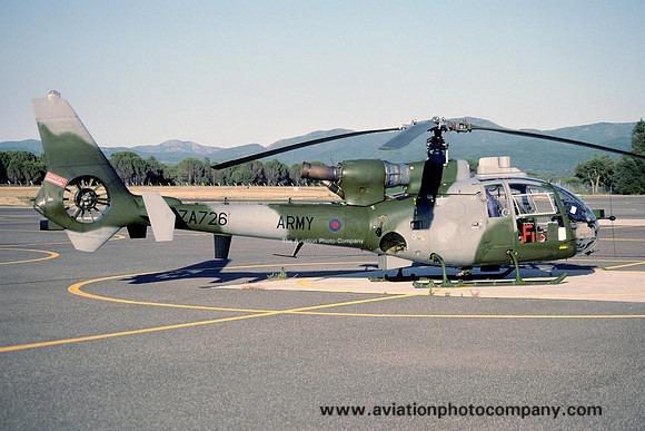 AAC 671 Squadron Westland Gazelle AH.1 XZ726 (1999)