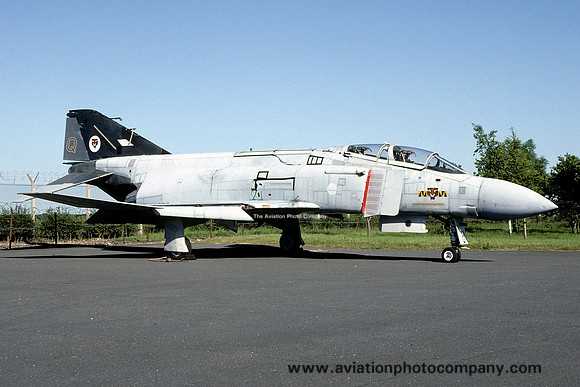 RAF 74 Squadron McDonnell F-4J Phantom 9060M in use as BDR aircraft at RAF Waddington (1999)