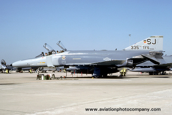 USAF 4 TFW 335 TFS McDonnell F-4E Phantom 72-0128/SJ (1989)