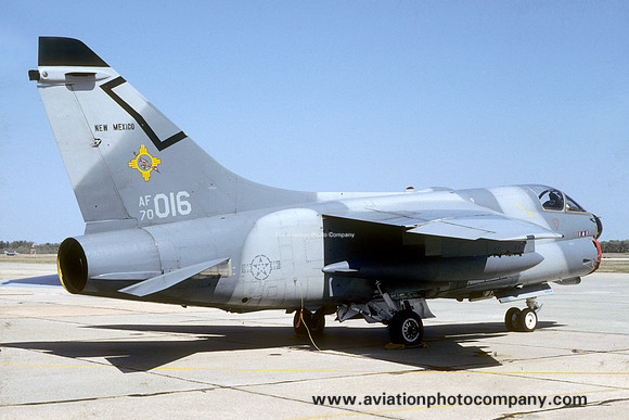 USAF New Mexico ANG 188 TFS LTV A-7D 70-1016 (1989)