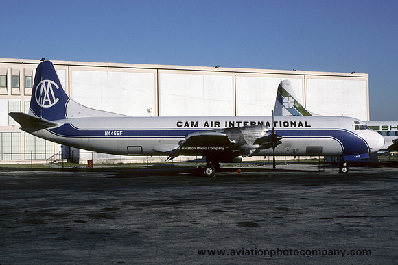 CAM Air International Lockheed L-188C Electra N4465F (1986)