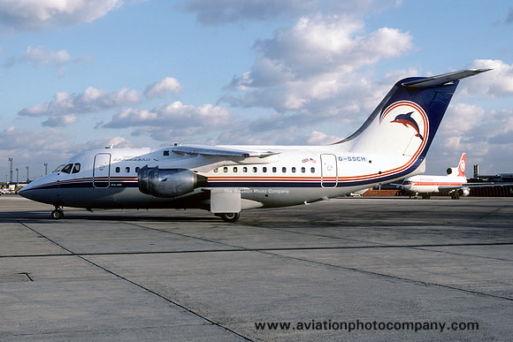 British Caribbean Airways BAe 146-100 G-SSCH (1985)