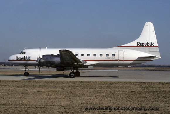 Republic Airlines Convair 580 N4805C (1986)