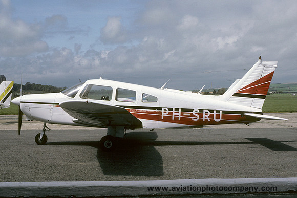 Stichting Vliegmaterieel Rotterdam Piper PA-28-161 Warrior II PH-SRU at Shoreham (1986)