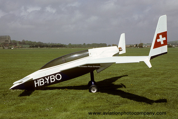 Rutan 33 VariEze HB-YBO at Shoreham (1986)