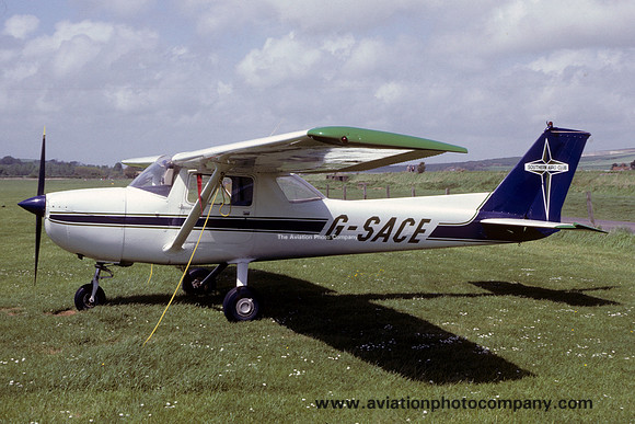Southern Aero Club Reims/Cessna F150L G-SACE at Shoreham (1986)