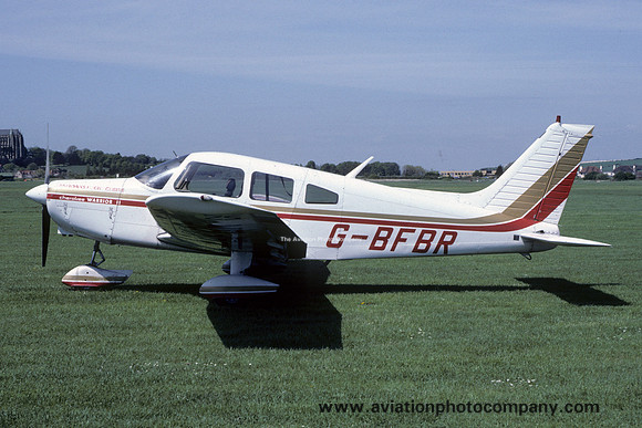 Fairoaks Flight Centre Piper PA-28-161 Cherokee Warrior G-BFBR at Shoreham (1986)