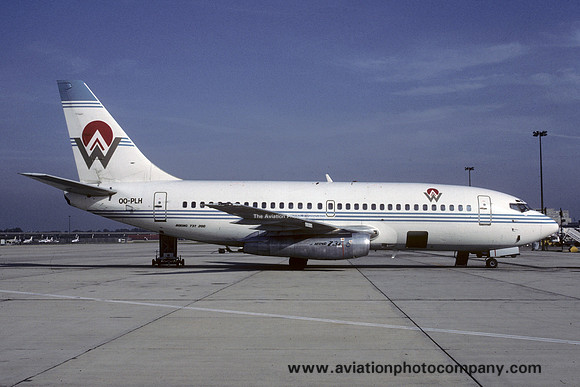 America West Airlines Boeing 737-247 OO-PLH (1986)