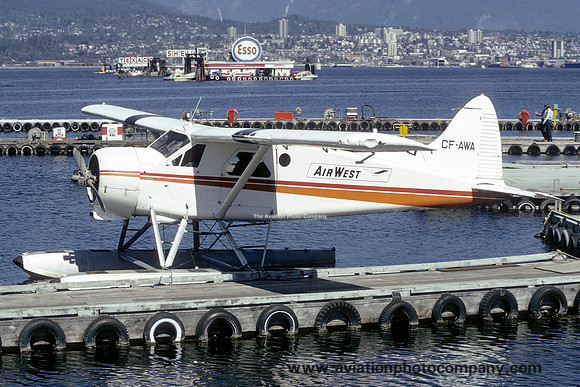 Air West DHC-2 Beaver CF-AWA (1975)