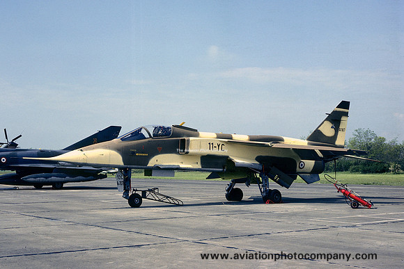 French Air Force EC4/11 Sepecat Jaguar A A107/11-YC (1991)