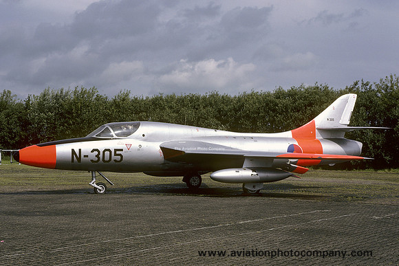 Dutch Air Force Hawker Hunter T.7 N-305 (1985)