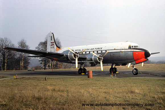 Danish Air Force Esk 721 Douglas C-54D Skymaster N-618 (1977)