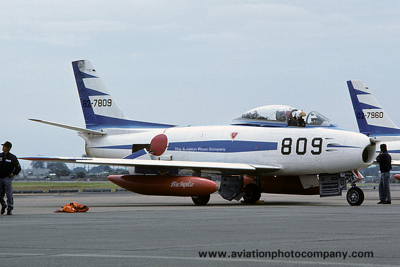 JASDF Blue Impulse North American F-86F Sabre 82-7809 (1976)