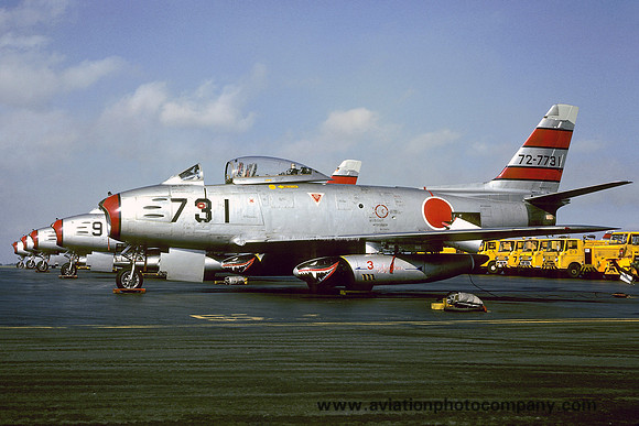 JASDF 3 Hikotai North American F-86F Sabre 72-7731 (1976)