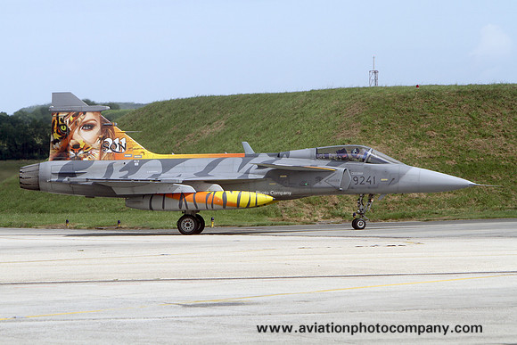 Czech Air Force SAAB JAS-39C Gripen 9241 at Tiger Meet Landivisiau (2017)