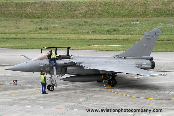 French Navy Dassault Rafale M 38 at Landivisiau (2017)