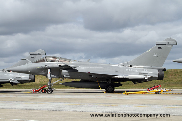 French Navy Dassault Rafale M 43 at Landivisiau (2017)