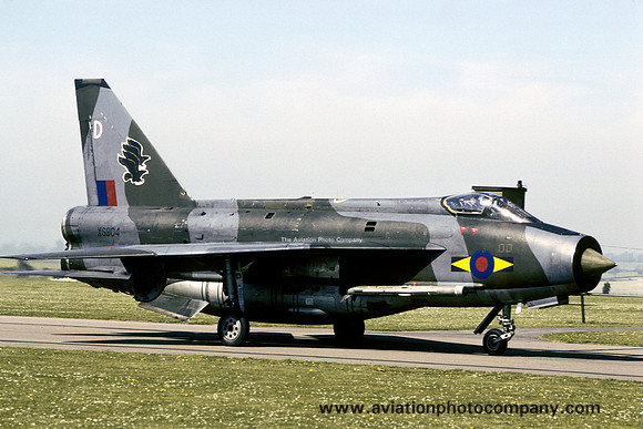 RAF 11 Squadron English Electric Lightning F.6 XS904/D (1980)