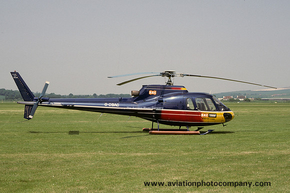 BAC Windows & Doors Aerospatiale AS.350B Ecureuil G-OBAC at Shoreham (1986)