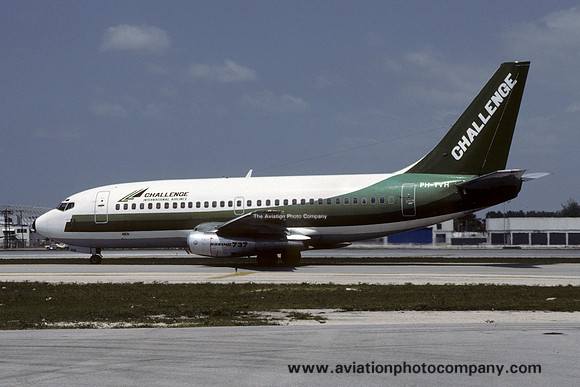Challenge International Airlines (leased from Transavia) Boeing 737-222 PH-TVH (1985)