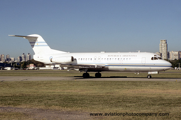 Argentinian Air Force Fokker F-28-1000 Fellowship T-02 (2009)