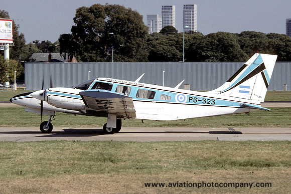 Argentinian Air Force INAC Piper PA-34-220T Seneca III PG-323 (2009)