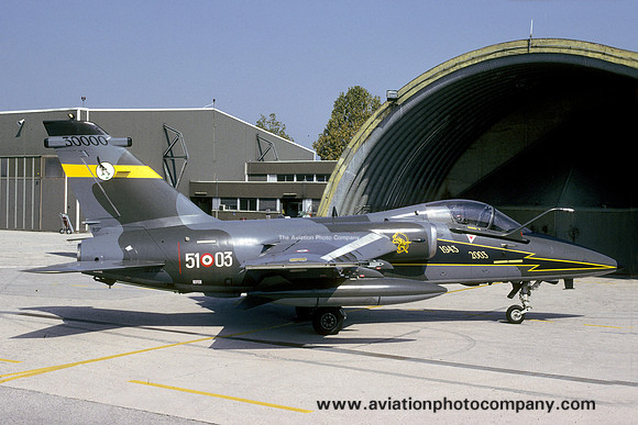 Italian Air Force 51 Stormo Aeritalia AMX MM7152/51-03 (2003)