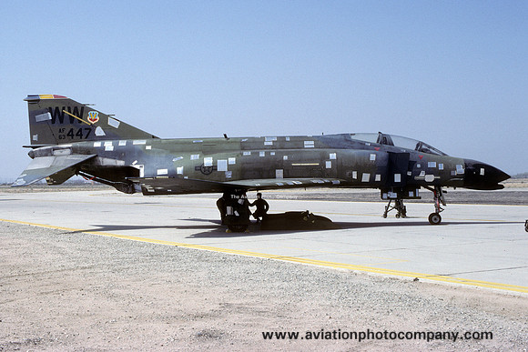 USAF McDonnell F-4C Phantom 63-7447//WW at George AFB (1992)