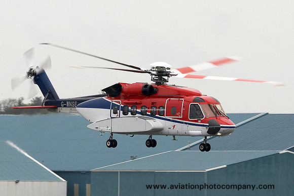 CHC Scotia Sikorsky S-92A G-WNSE at Prestwick (2015)