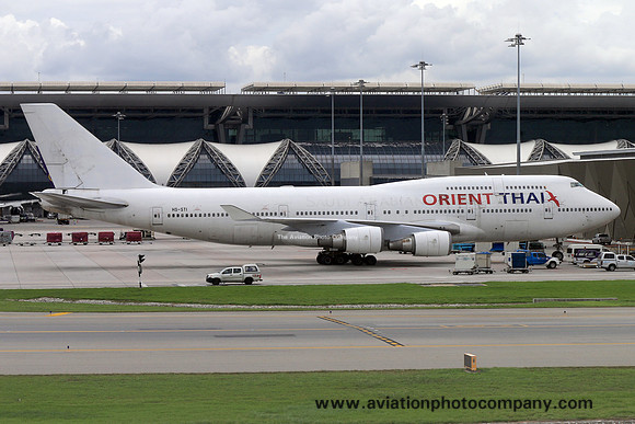 Orient Thai Airlines Boeing 747-4Q8 HS-STI (2015)