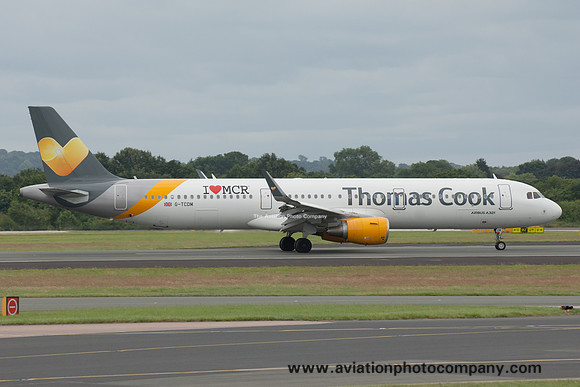 Thomas Cook Airlines Airbus A321-211 G-TCDM at Manchester (2017)