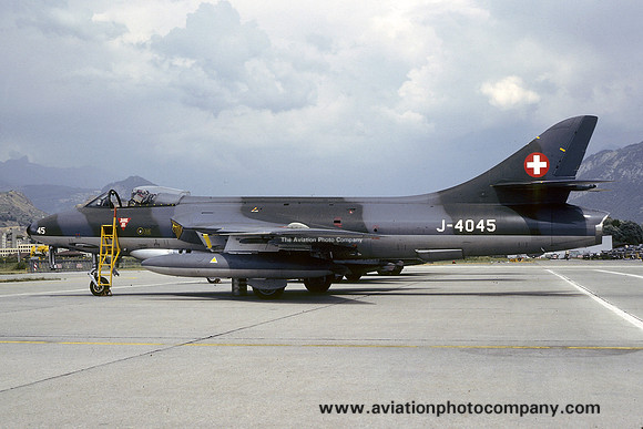 Swiss Air Force Hawker Hunter F.58 J-4045 (1983)