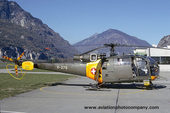 Swiss Air Force Sud Alouette III V-270 (1984)