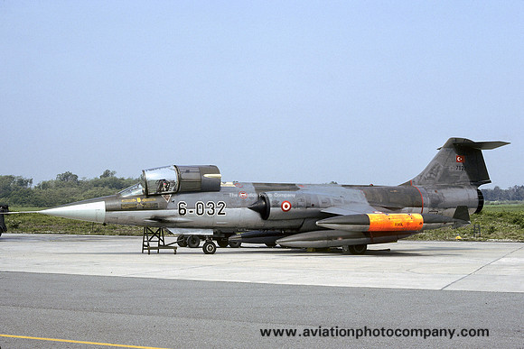 Turkish Air Force Lockheed F-104G Starfighter 6-032 (1988)