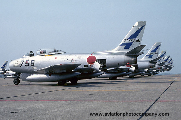 JASDF 7 Hikotai North American F-86F Sabre 72-7756