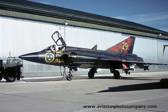 Swedish Air Force F10 SAAB Draken J-35D 35374/29 (1969)